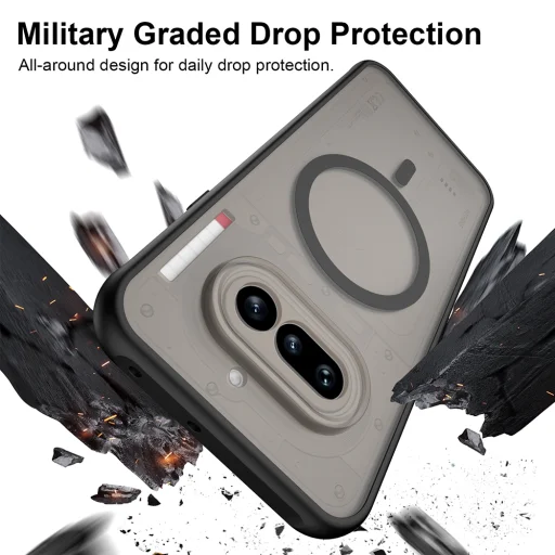 Nothing Phone (4a) Pro čierne Techsuit HaloFrost II MagSafe puzdro - 5