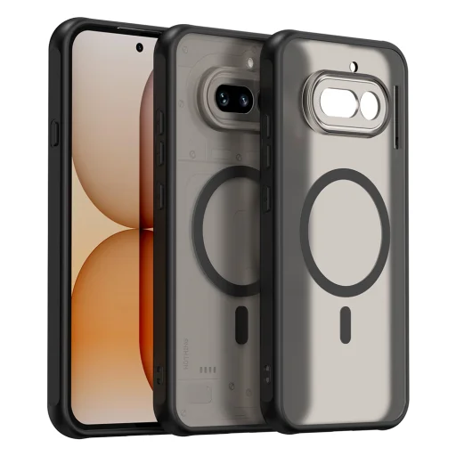 Nothing Phone (4a) Pro čierne Techsuit HaloFrost II MagSafe puzdro - 1