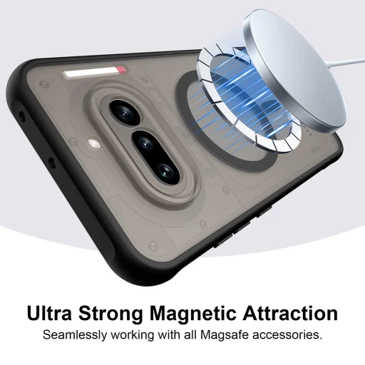 Nothing Phone (4a) Pro Fekete Techsuit HaloFrost II MagSafe tok - 2