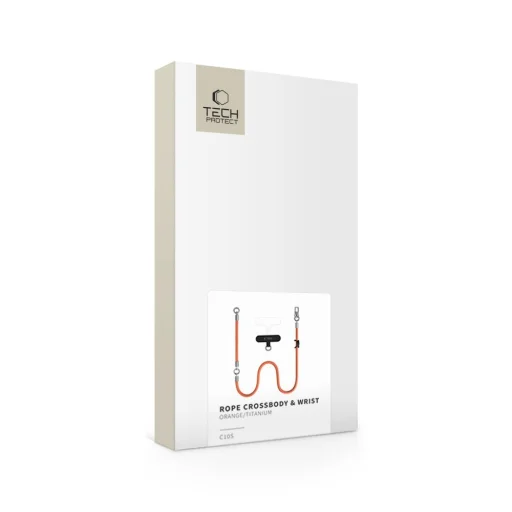 Tech-Protect C10S Rope Crossbody & Wrist oranžová/titánová - 8