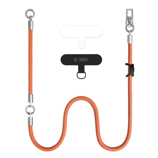 Tech-Protect C10S Rope Crossbody & Wrist oranžová/titánová - 2