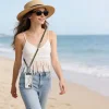 Tech-Protect C10S Rope Crossbody & Wrist olivovo zelená/titánová thumbnail