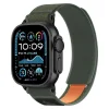 Apple Watch 8 / 9 / 10 / 11 / SE / Ultra (44 / 45 / 46 / 49 mm) Tech-Protect Nylon Elite nylonový remienok zeleno-oranžový thumbnail