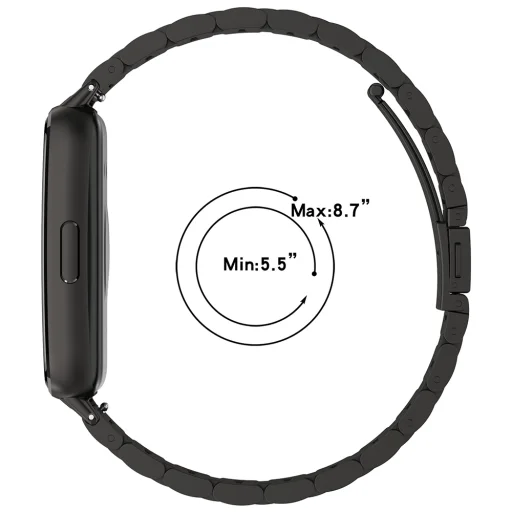 Techsuit - Remienok (W010) - Huawei Band 11 / Band 11 Pro - Strieborný - 5