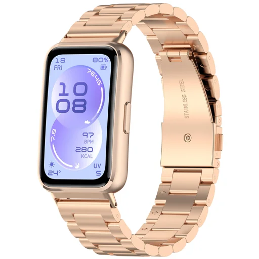 Techsuit - Remienok (W010) - Huawei Band 11 / Band 11 Pro - Ružový - 1