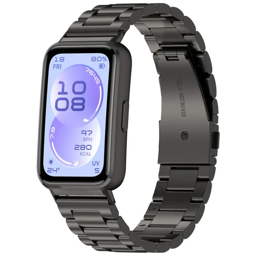 Techsuit - Remienok (W010) - Huawei Band 11 / Band 11 Pro - Čierny - 1