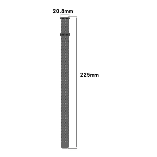 Techsuit - Remienok (W009) - Huawei Band 11 / Band 11 Pro - Strieborný - 4