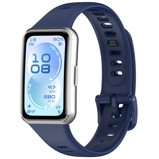 Techsuit - Remienok (W081) - Huawei Band 11 / Band 11 Pro - Námornícka modrá - 2