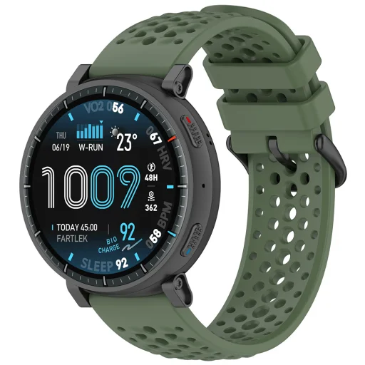 Techsuit - Remienok 22mm (W083) - Amazfit Active Max - zelený - 3