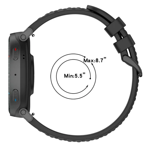 Techsuit - Remienok na hodinky 22mm (W083) - Amazfit Active Max - Fialový - 5