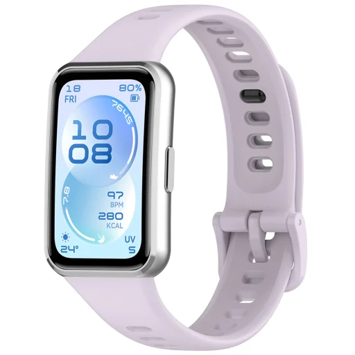 Techsuit - Remienok na hodinky (W081) - Huawei Band 11 / Band 11 Pro - Levanduľová - 2