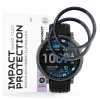 Techsuit - Nano Flex (2 ks) - Amazfit Active Max - Čierne ochranné sklo thumbnail