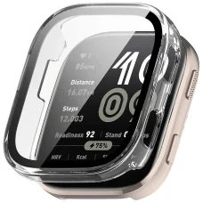 Techsuit - Defense360 Pro + Ochranné tvrdené sklo - Amazfit Bip 6 - Priehľadné puzdro