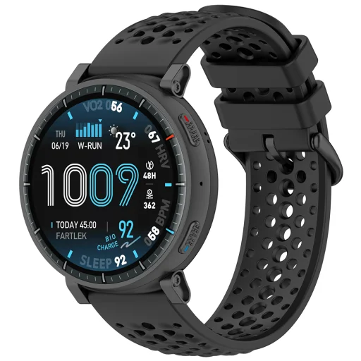 Techsuit - Remienok 22mm (W083) - Amazfit Active Max - Čierny - 2