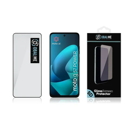 OBAL:ME 5D tvrdené sklo Motorola G57 Power Black - 3