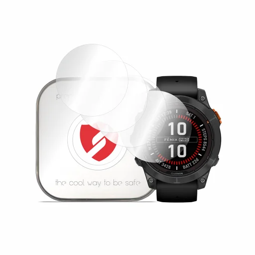 Garmin Fenix 7 Pro Solar Smart Protection - Premium Classic (4 pack) - Clear üvegfólia üvegfólia - 1