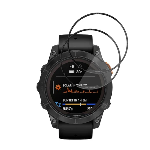 Garmin Fenix 7 Pro Solar Black Techsuit Nano Flex (2 pack) üvegfólia - 2