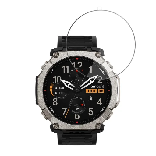 Techsuit - Nano Flex (balenie 2 ks) - Amazfit T-Rex Ultra 2 - Čierne ochranné sklo - 2