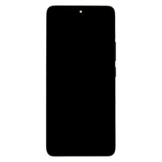 LCD displej + Dotyková plocha + Predný rám pre Xiaomi Redmi Note 14 Pro 5G čierny (Service Pack)