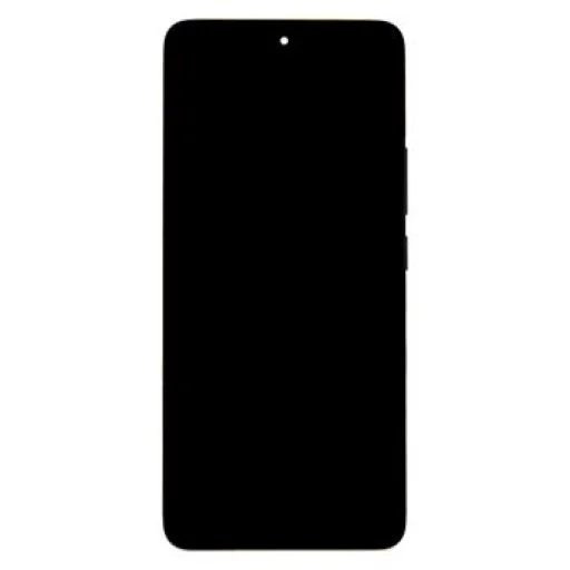 LCD displej + Dotyková plocha + Predný rám pre Xiaomi Redmi Note 14 Pro 5G čierny (Service Pack) - 1