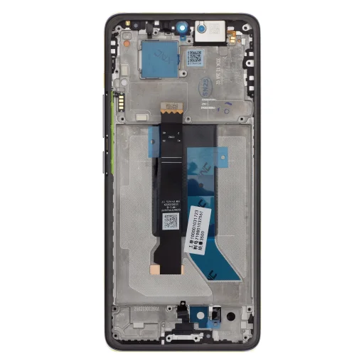 LCD displej + Dotyková plocha + Predný rám pre Xiaomi Redmi Note 14 Pro 5G čierny (Service Pack) - 2