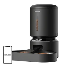 PETLIBRO Granary 5L automatické kŕmidlo pre domáce zvieratá s dvojitou miskou (čierne)