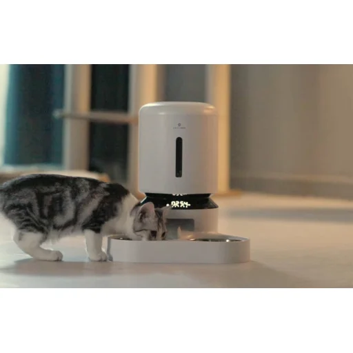 PETLIBRO Granary 5L automata kisállatetető dupla tállal (fekete) - 6