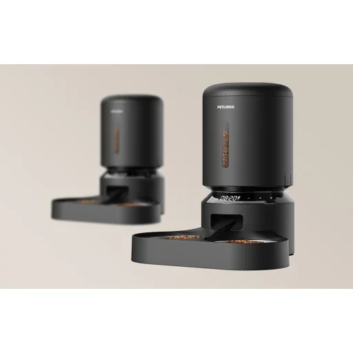 PETLIBRO Granary 5L automata kisállatetető dupla tállal (fekete) - 9