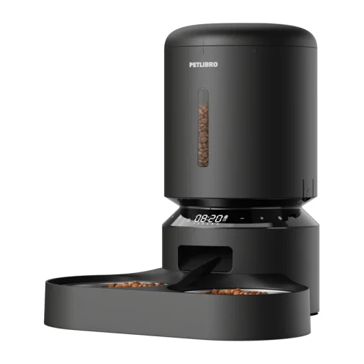 PETLIBRO Granary 5L automata kisállatetető dupla tállal (fekete) - 2