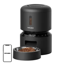 PETLIBRO Granary 5l automatické kŕmidlo pre domáce zvieratá s dvojitou miskou (čierne)