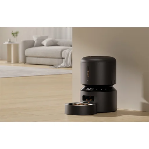 PETLIBRO Granary 5l automatické kŕmidlo pre domáce zvieratá s dvojitou miskou (čierne) - 6