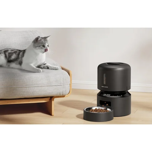 PETLIBRO Granary 5l automatické kŕmidlo pre domáce zvieratá s dvojitou miskou (čierne) - 7