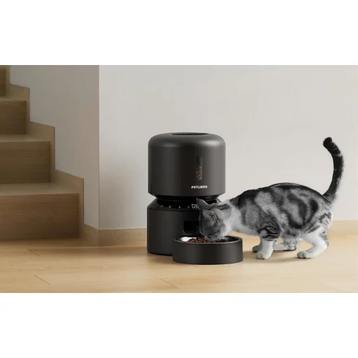 PETLIBRO Granary 5l automatické kŕmidlo pre domáce zvieratá s dvojitou miskou (čierne) - 4
