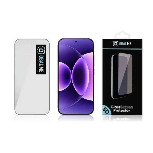 OBAL:ME 5D Ochranné sklo Xiaomi 17 Čierne ochranné sklo - 3