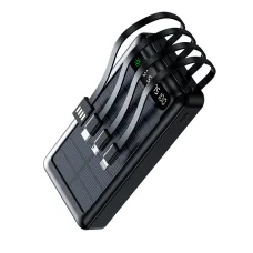 Setty SLR-120 20000 mAh fekete napelemes powerbank