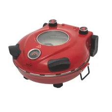 HOME HGPZ30 elektrická pec na pizzu, 1200 W, max. 430 °C, mechanický teplomer, pizza kameň, okno s dvojitým sklom, horný a dolný ohrev