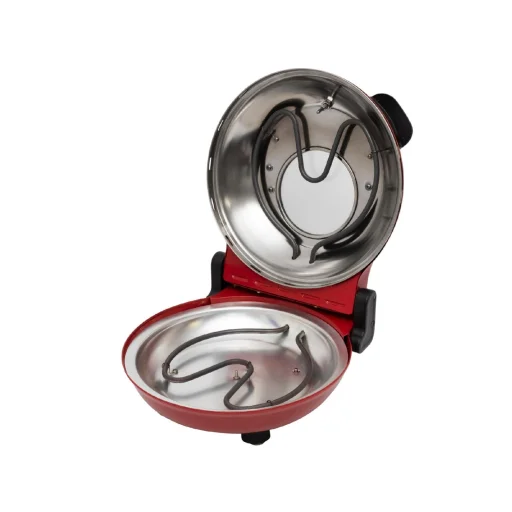 HOME HGPZ30 elektromos pizzasütő, 1200W, max. 430 °C, mechanikus hőmérő, pizzakő, duplafalú ablak, alsó/felső sütés - 3