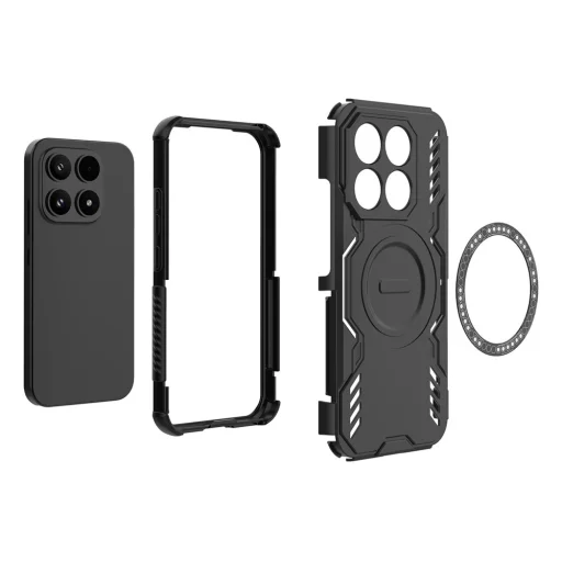 Xiaomi 17 čierne puzdro Techsuit ArmorMag - 5