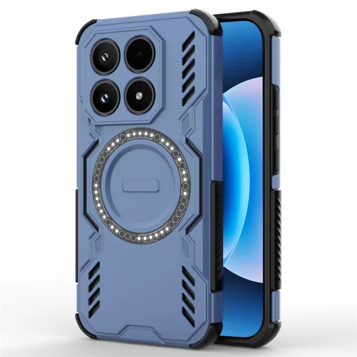 Modré puzdro Techsuit ArmorMag pre Xiaomi 17 - 1