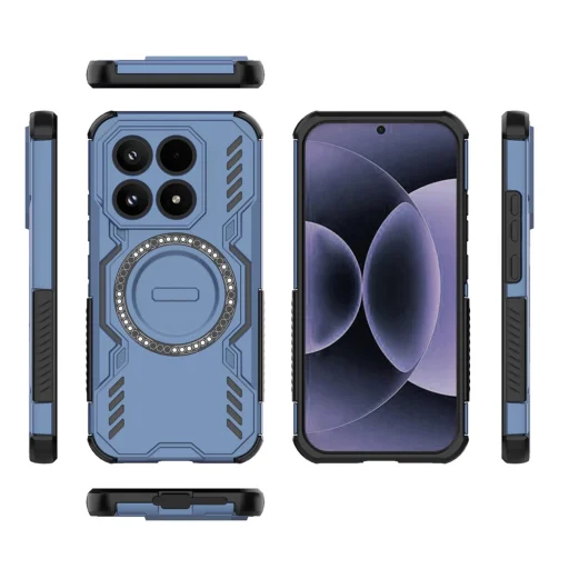 Modré puzdro Techsuit ArmorMag pre Xiaomi 17 - 4