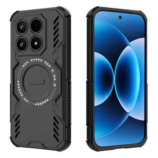 Xiaomi 17 čierne puzdro Techsuit ArmorMag - 2