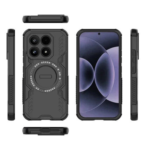 Xiaomi 17 čierne puzdro Techsuit ArmorMag - 4