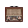 SAL RRT22 hordozható retró rádió multimédia lejátszóval, Bluetooth hangszóró, 3-sávos rádió, MP3 lejátszás USB/microSD eszközről, akkumulátor thumbnail
