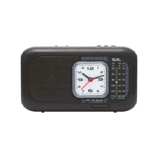 SAL RPH3 solárne rádio a multimediálny prehrávač, hybridné nabíjanie, 3-pásmové, solárne, Bluetooth, vymeniteľný akumulátor - 2
