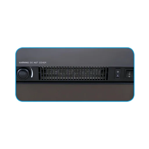 HOME FKK25G voľne stojaci elektrický krb, max. 2000 W, LED efekt plameňa, 2 stupne, mechanické ovládanie, zlaté zdobenie - 7