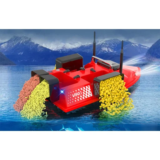 Flytec V803 12000 mAh piros csalihajó - 8