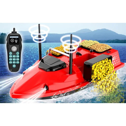 Flytec V803 12000 mAh piros csalihajó - 9