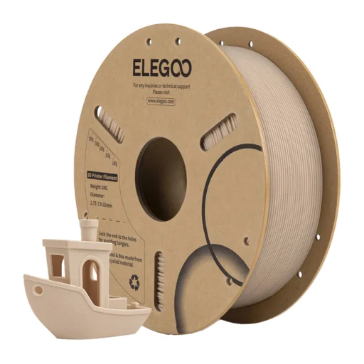 ELEGOO speciális PLA filament (tölgyfa/világosbarna) - 2