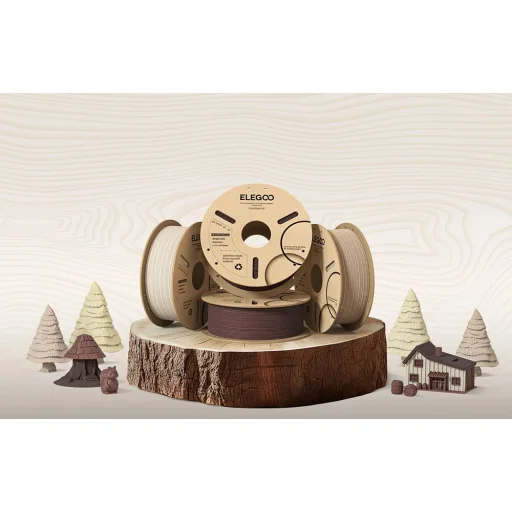 ELEGOO speciális PLA filament (tölgyfa/világosbarna) - 3