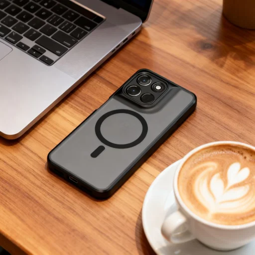 Motorola Moto G57 Power / G67 Power Tech-Protect Magmat MagSafe matné čierne puzdro - 5